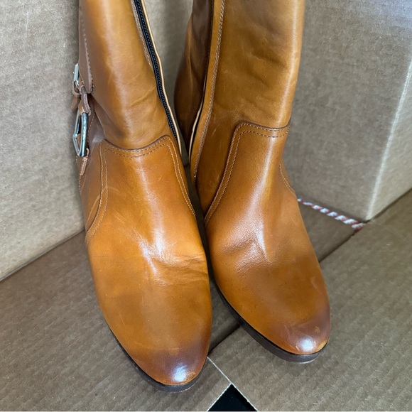 Ralph Lauren Caramel Booties - Picture 5 of 7